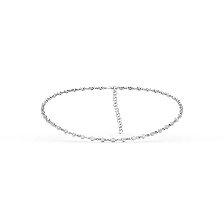 4ct Diamond Choker Necklace