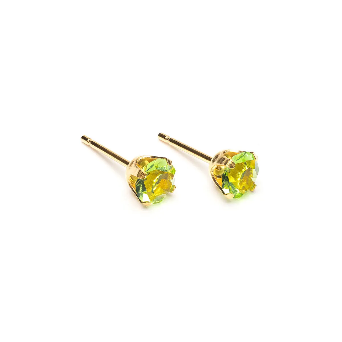 August Birthstone 5mm Earrings