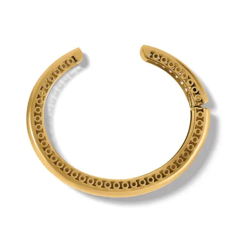 Brighton | Inner Circle Double Hinged Bangle Bracelet in Gold Tone