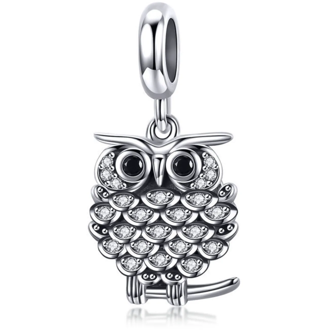 Bunny, Chipmunk, Raccoon & Owl Charms for Pandora Style Bracelets Sterling Silver