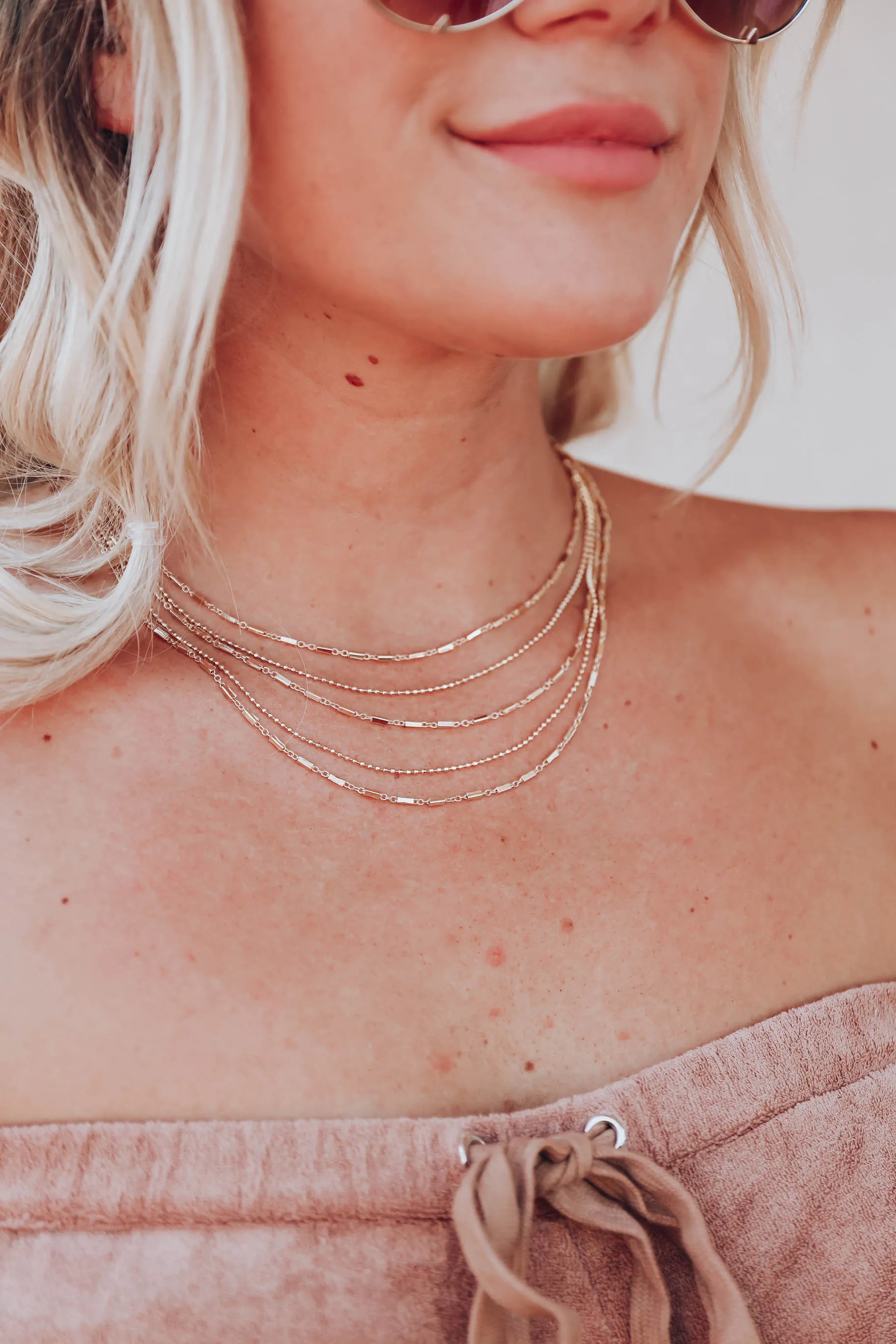 Carman Layered Necklace - Gold