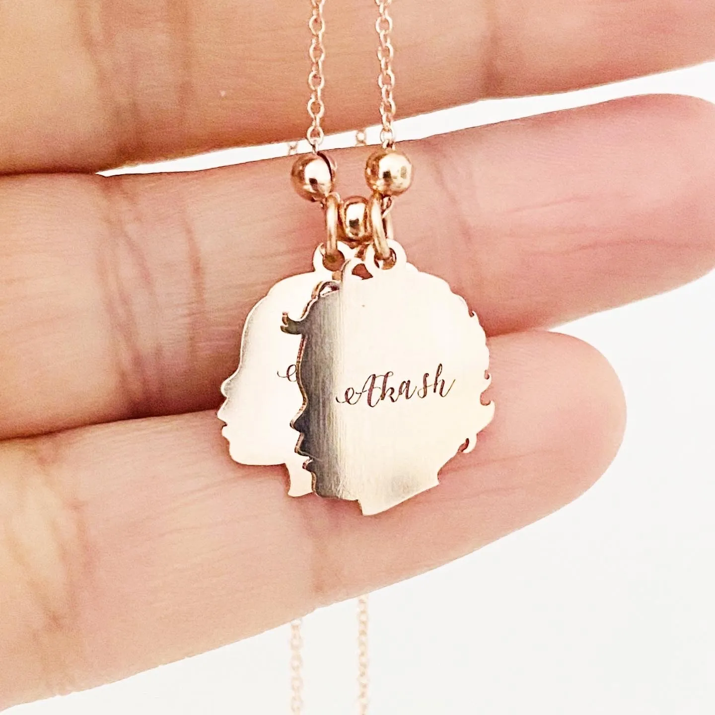 Classic Silhouette Charm Necklace - Medium