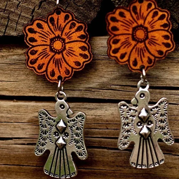 Desert Tooled Earrings