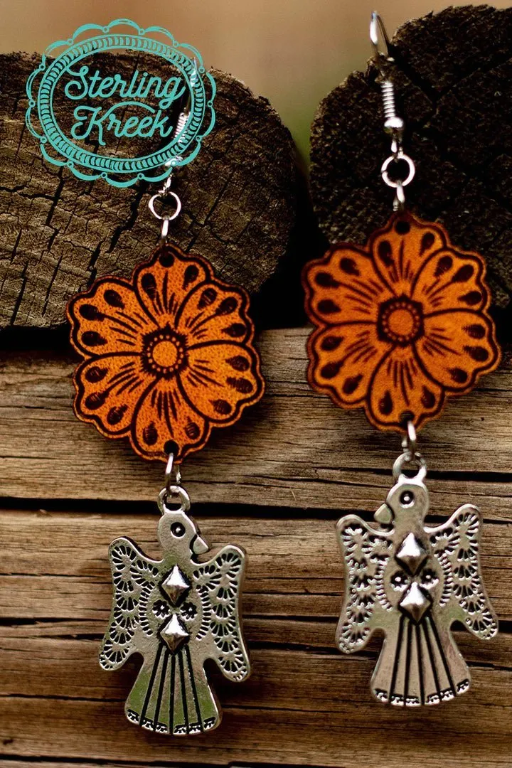 Desert Tooled Earrings