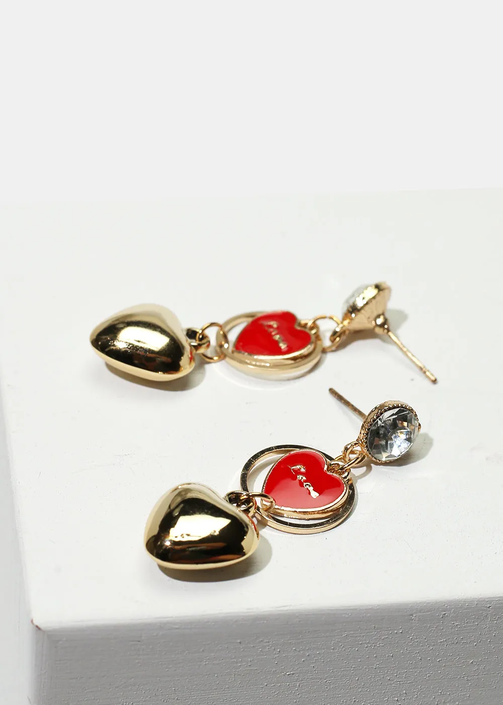 Heart Dangle Earrings