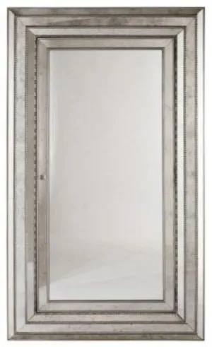 Melange Glamour Floor Mirror with Jewelry Armoire Storage