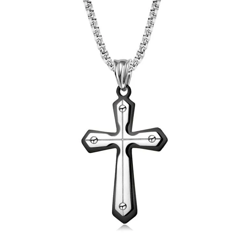 Men's Christian Necklace <br> Layer