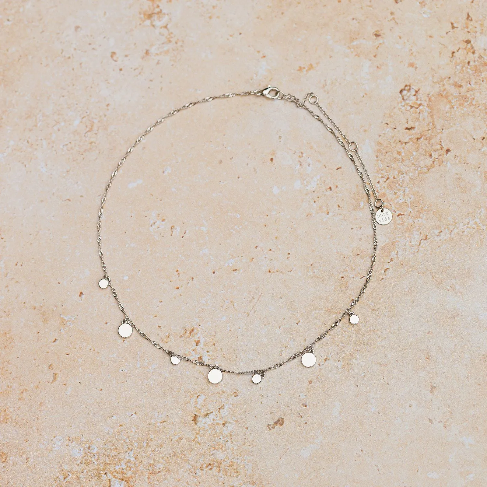 Mixed Mini Coins Choker