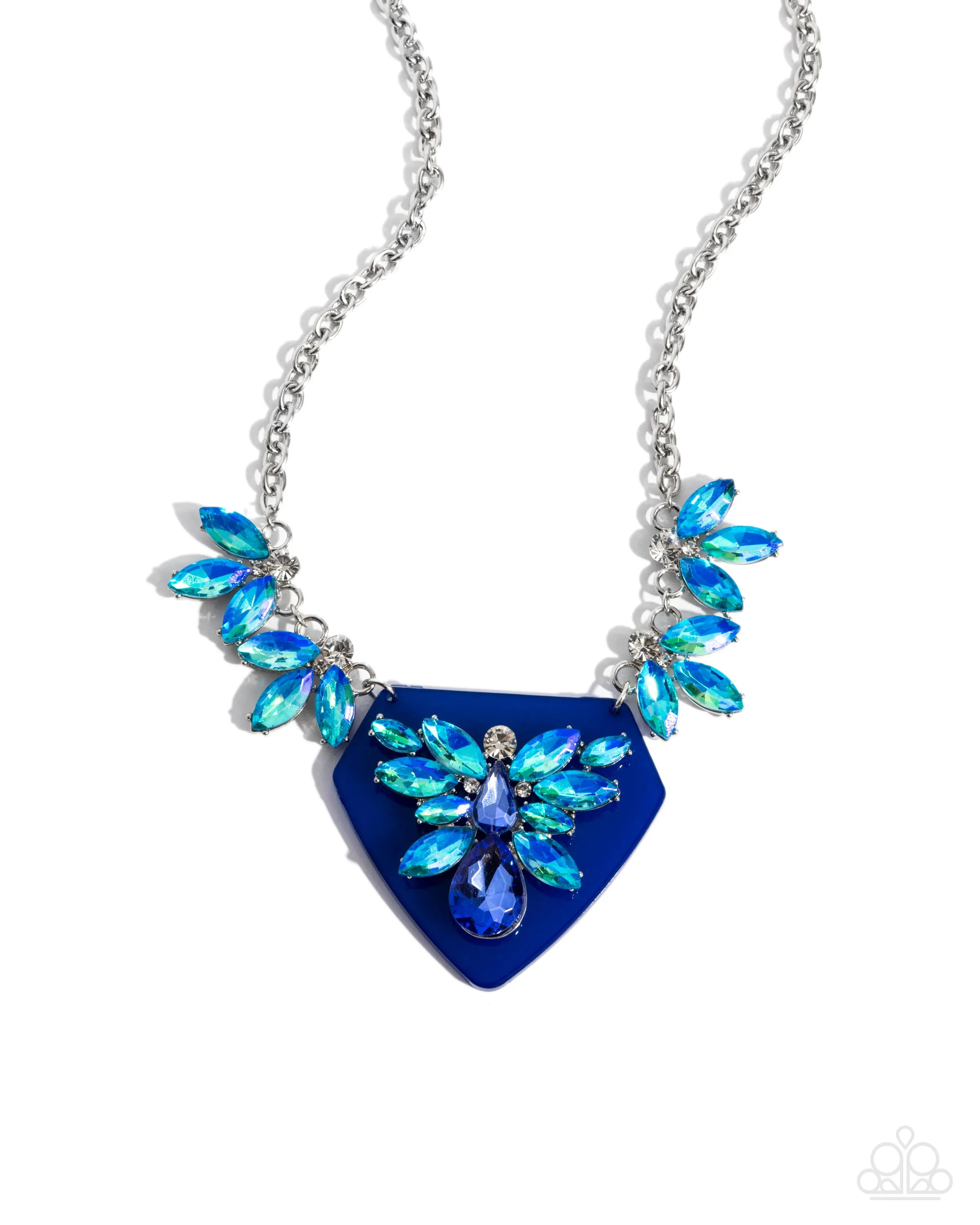 Necklaces Scintillating Shield - Blue