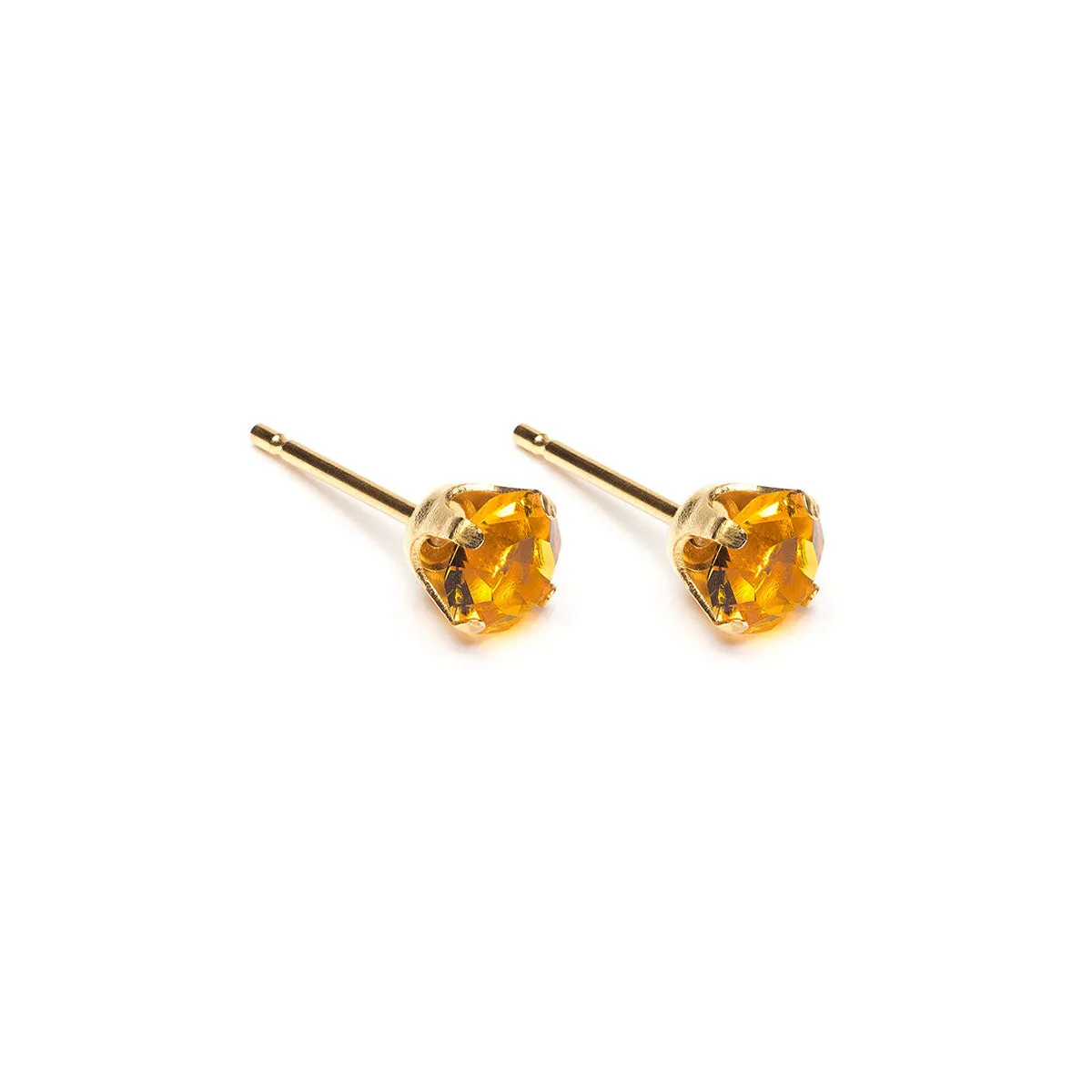 November Birthstone 5mm Earrings