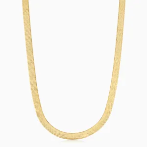 Park Avenue Statement Herringbone Necklace