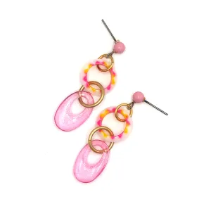 Pink SunBurst Addie Earrings *