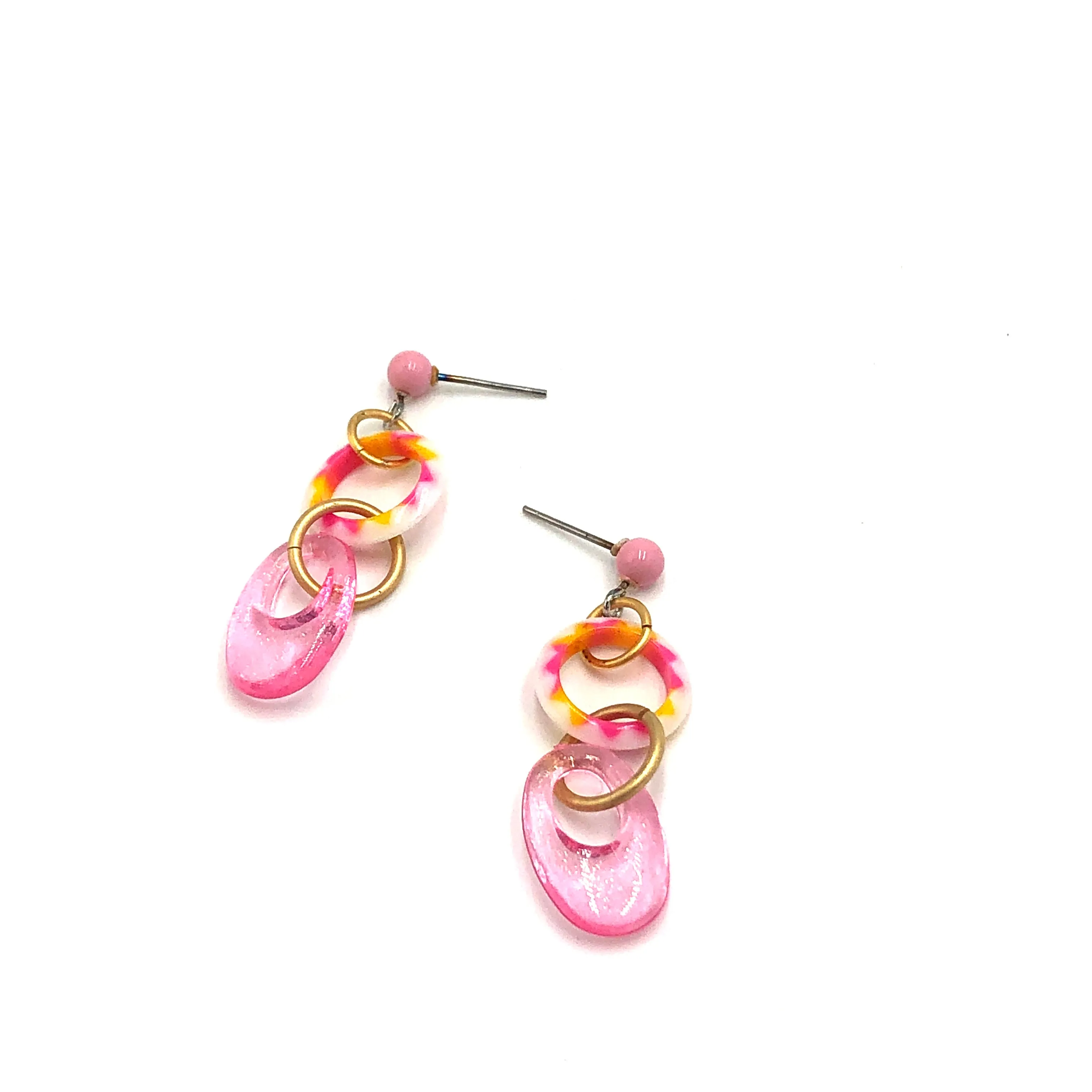 Pink SunBurst Addie Earrings *