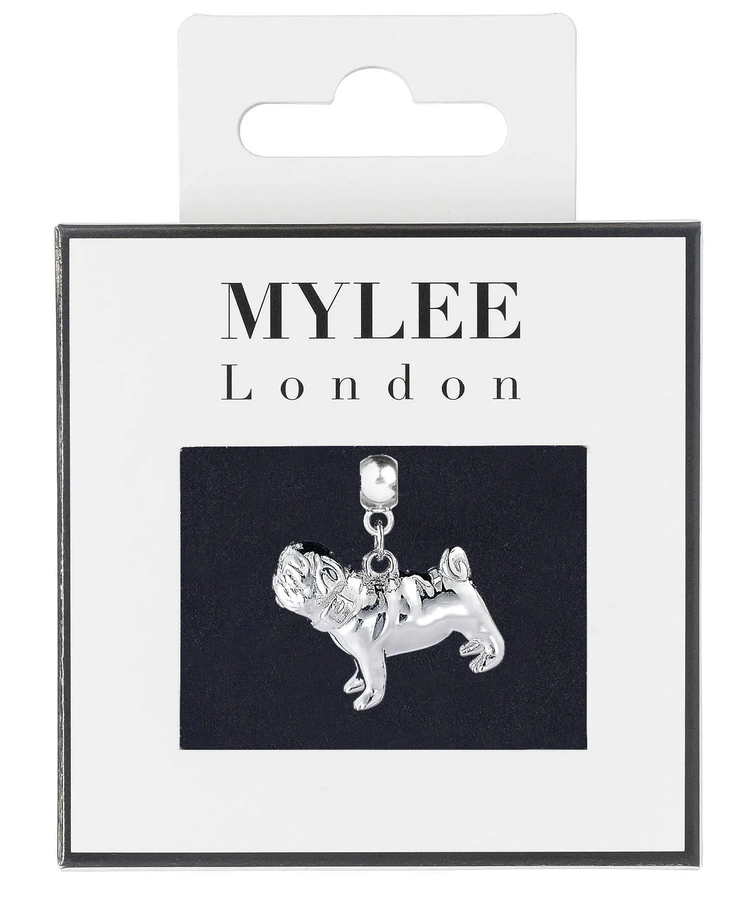 Pug Silver Plated Charm