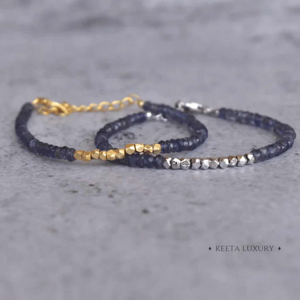 Pure Thoughts - Iolite Bracelets