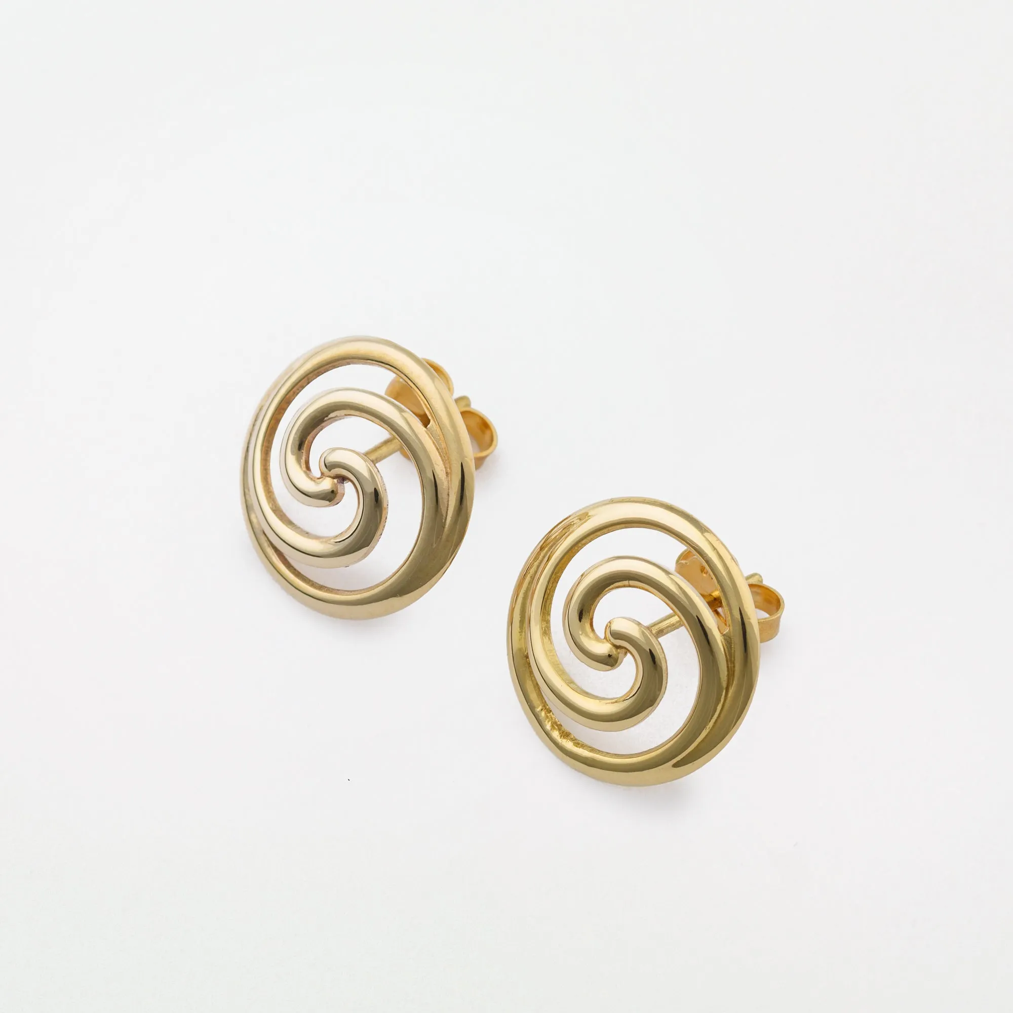 Spiral Stud Earrings