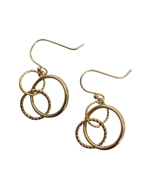 Spirit Gold Dangle Earrings