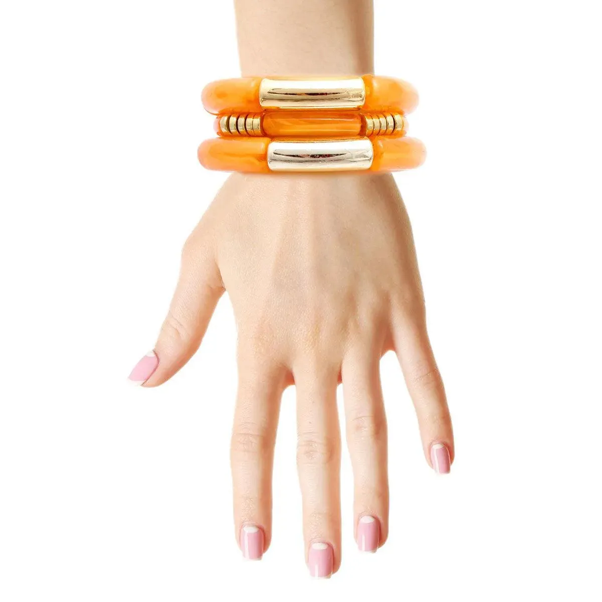 Tube Stretch Bangle: Stylish Set for Any Look