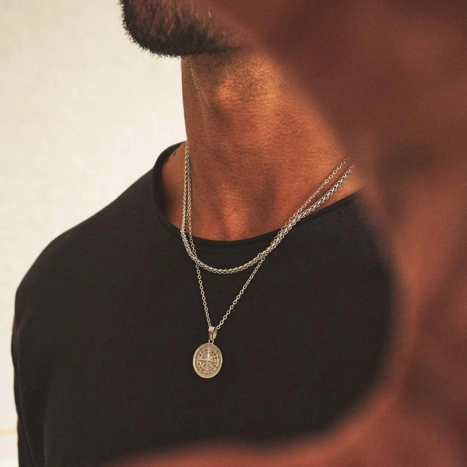 Unique Combination Layered Necklaces for Men