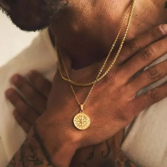 Unique Combination Layered Necklaces for Men