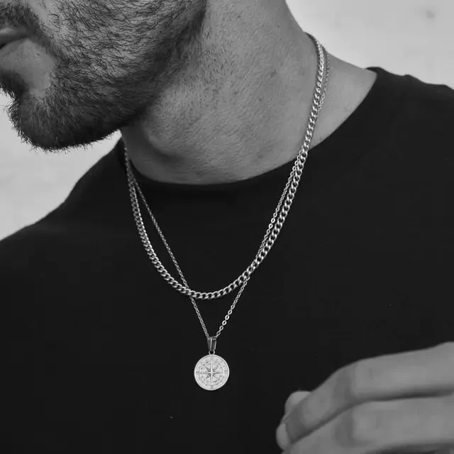 Unique Combination Layered Necklaces for Men