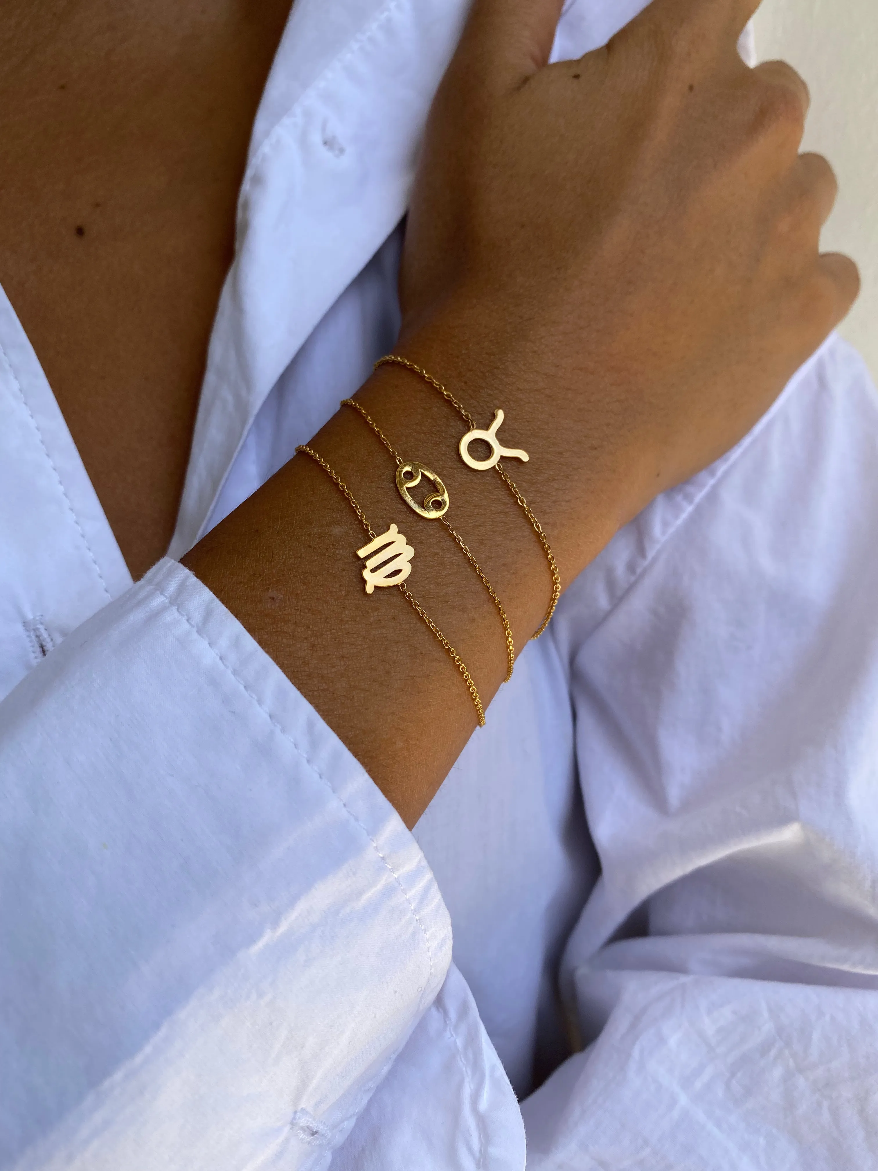 Virgo Zodiac Sign Bracelet